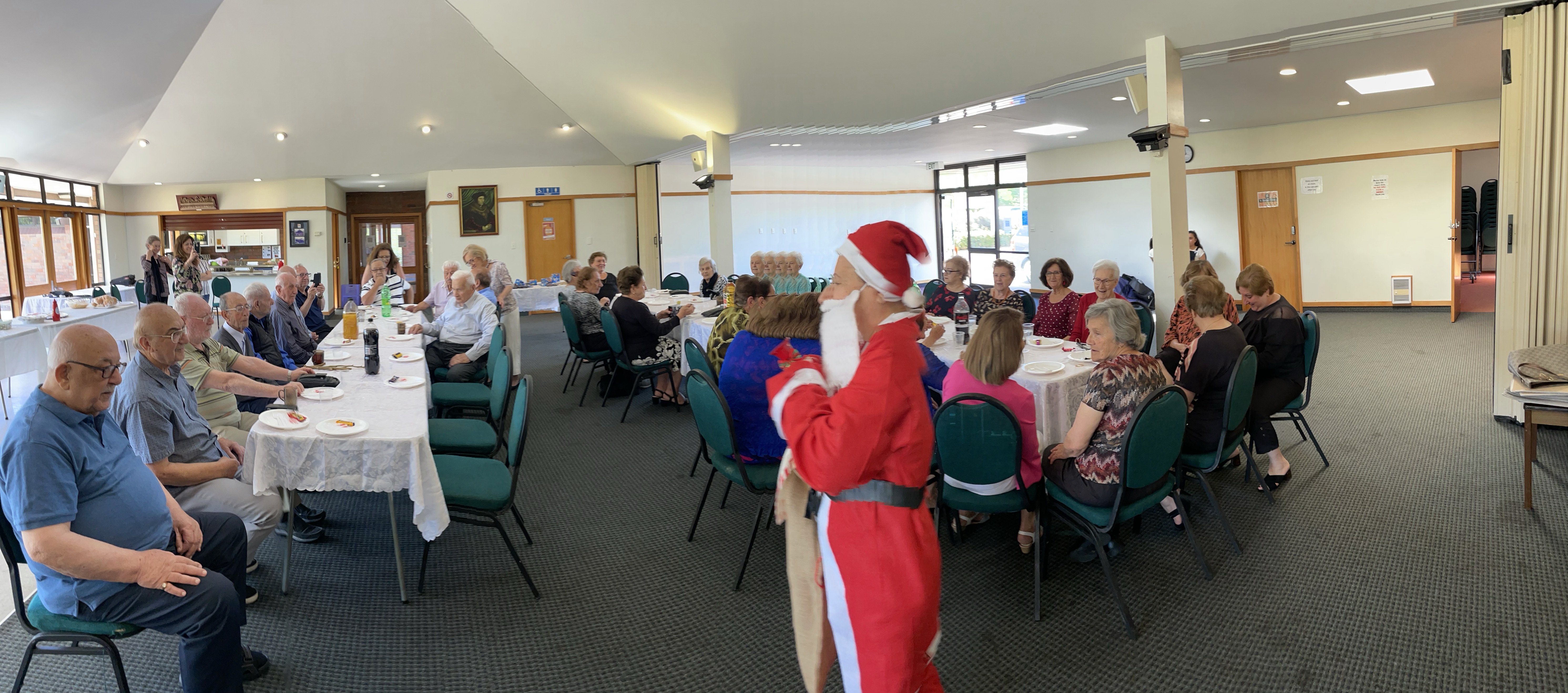 Seniors Programme - elderly members enjoying activities together